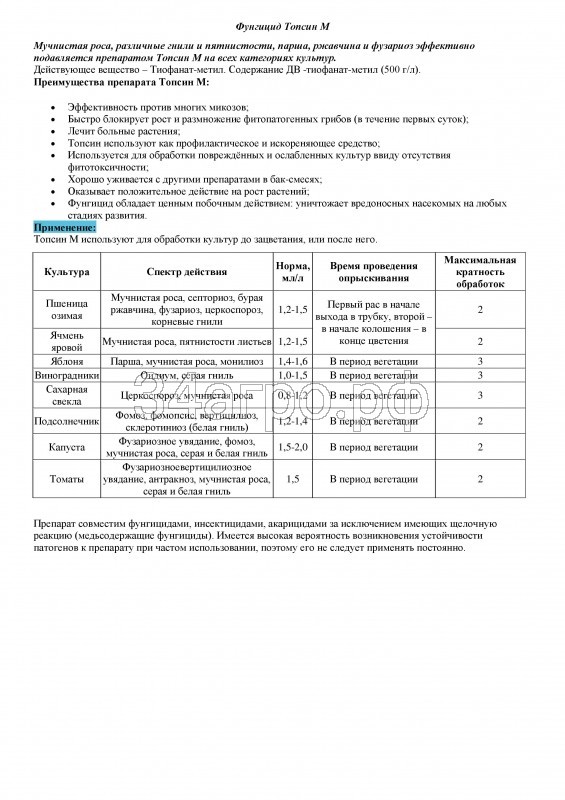 Фунгицид Топсин-М 5 л