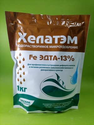 Удобрение Хелатэм ЭДTА Fe 13% 1 кг