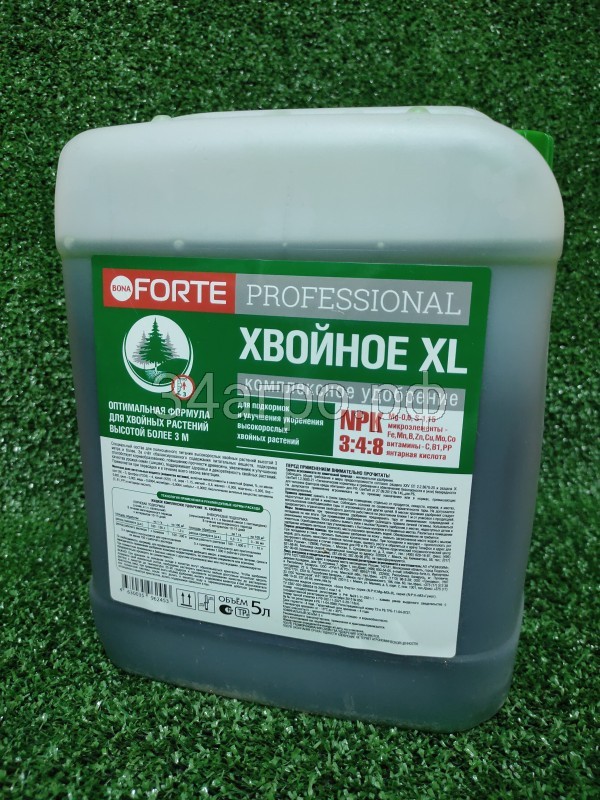 Бона Форте Проф Жидкое удобрение ХВОЙНОЕ XL 5 л