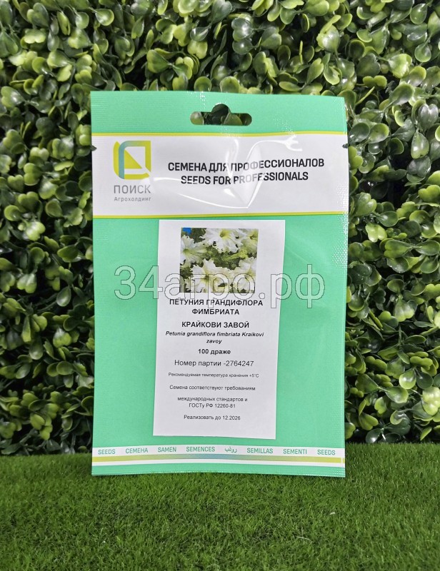 Петуния грандифлора фимбриата Крайкови завой 100 драже