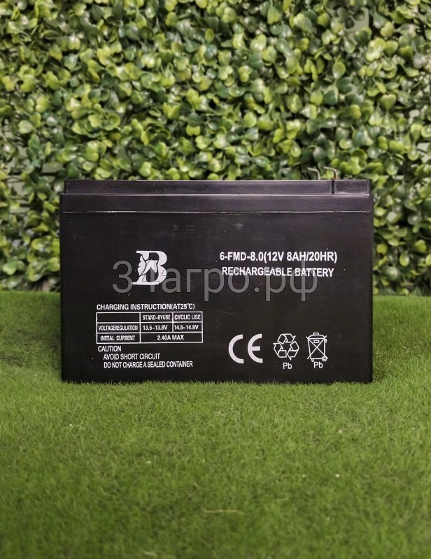 Аккумуляторная батарея 6-FMD-8.0 (12V 8AH/20HR)